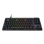 Logitech PRO X TKL RAPID 磁性類比式鍵軸有線鍵盤(黑)