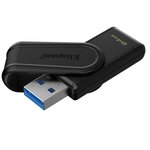 Kingston  DTXS 64G USB3.2 旋轉帽蓋黑色(DTXS/64GB)