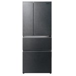 Panasonic  NR-D505XGS-B 500L四門變頻無邊框玻璃IOT墨岩黑電冰箱