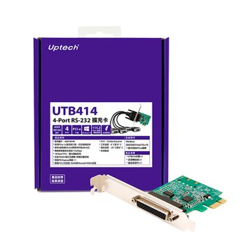 Uptech 登昌恆 UTB414 4-Port RS-232擴充卡