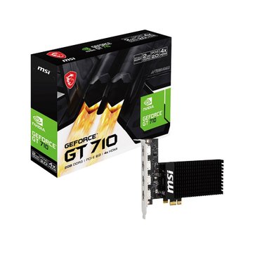 MSI 微星 GT710 2GD3H 4HDMI 顯示卡