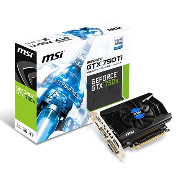 MSI 微星GTX N750Ti-1GD5/OC PCI-E 顯示卡