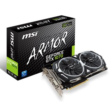 MSI 微星GeForce GTX 1070 ARMOR 8G