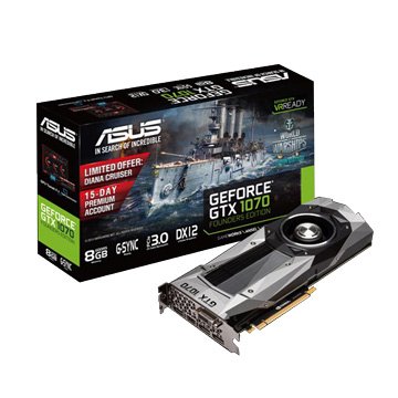 ASUS 華碩GTX1070-8G 創始版顯示卡｜順發線上購物