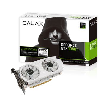 影馳 GTX 1050 Ti EX OC White 4GB(星光折扣)