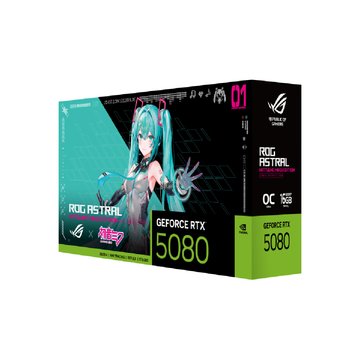 ASUS 華碩ROG-ASTRAL-RTX5080-O16G-MIKU顯卡-上網註冊5年保固