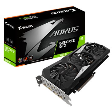 GIGABYTE 技嘉GV-GTX1660TIAORUS-6GD顯示卡(註五年)