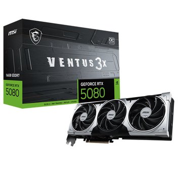 MSI 微星RTX5080 16G VENTUS 3X OC PLUS 顯示卡-上網註冊5年保固