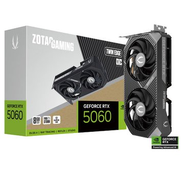 ZOTAC 索泰RTX5060 TWIN EDGE OC-8G顯卡-上網註冊5年保固
