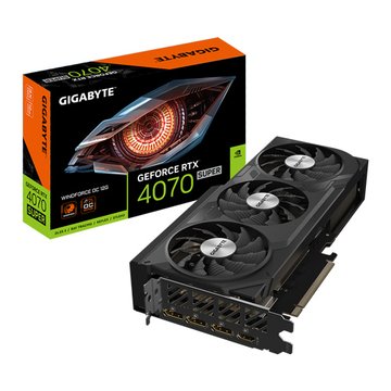 GIGABYTE 技嘉RTX4070SUPER WINDFORCE OC 12G顯卡上網註冊4年保固