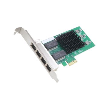 GALILEO 伽利略 (客訂品)PCI-E x1 GigaLan 4埠 Intel網路卡