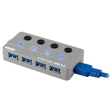 INTOPIC HB-330-GR 4埠USB3.0 HUB