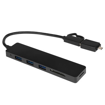 Uptech 登昌恆UH252 USB3.0 3-Port HUB＋讀卡機
