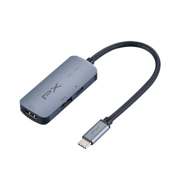 PX 大通 UCH13 4K@60Hz USB TYPE C 3合1高畫質影音轉換器