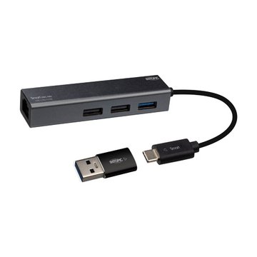 INTOPIC 廣鼎 HBC-580 USB3.1+RJ45鋁合金集線器