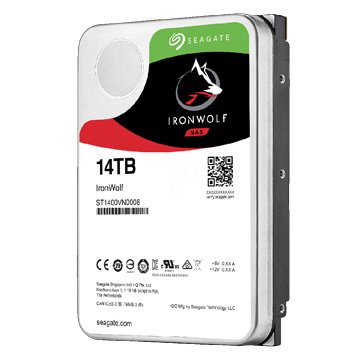 Seagate 希捷【那嘶狼】14TB 3.5吋 256MB 7200轉 NAS硬碟(ST14000VN0008)