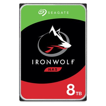 Seagate 希捷 【IronWolf那嘶狼】3.5吋 8TB 256M 5400R 3年保 NAS碟 (ST8000VN002)