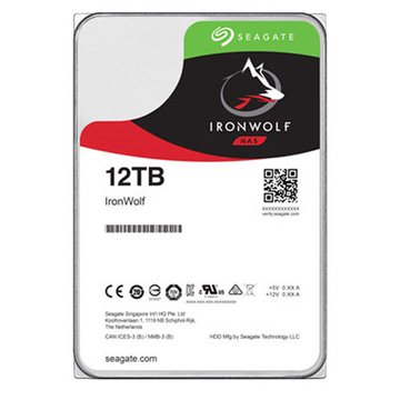 Seagate 希捷 【IronWolf那嘶狼】3.5吋 12TB 256M 7200R 3年保 NAS硬碟(ST12000VN0008)~享3年資料救援服務