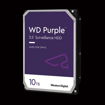 WD 威騰【紫標PRO】3.5吋10TB 512M 7200R5年保監控硬碟(WD102PURP)｜順