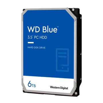 WD 威騰【藍標 】3.5吋 6TB 256M 5400R 3年保 桌機碟(WD60EZAX)