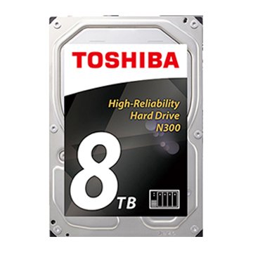 TOSHIBA 東芝N300 NAS碟 8TB 128M 7200R 3年保 NAS硬碟(HDWN180AZSTA)