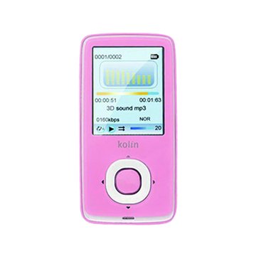 kolin 歌林 KMP-181W 1.8吋 粉紅 MP3 