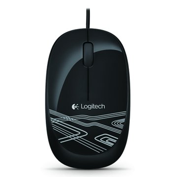 Logitech M105有線光學滑鼠/USB(黑)