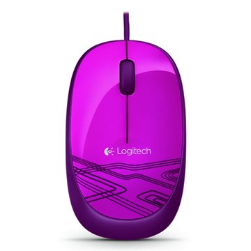 Logitech M105有線光學滑鼠/USB(粉紅)