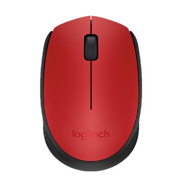 Logitech M171無線滑鼠(紅)