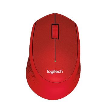Logitech 羅技M331 靜音無線滑鼠/USB(紅)