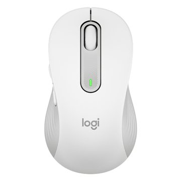Logitech 羅技 M650 多工靜音無線滑鼠/USB(珍珠白)