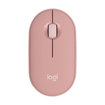 Logitech 羅技 M350s 鵝卵石藍牙滑鼠(玫瑰粉)