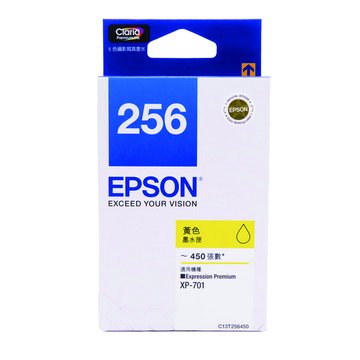 EPSON 愛普生T256450(256) 黃色墨水匣