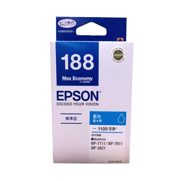 EPSON 愛普生T188250 藍色墨水匣