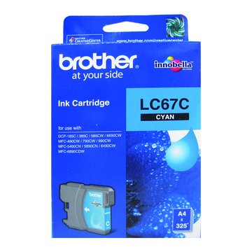 BROTHER 台灣兄弟LC-67HY-C 藍色墨水匣