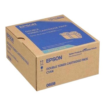 EPSON 愛普生S050608 藍色(雙包裝)碳粉匣