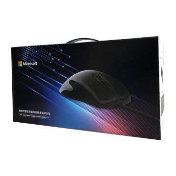 Microsoft 微軟閃靈鯊專業版遊戲滑鼠+鼠墊組合包(闇影款)