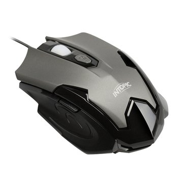 INTOPIC 廣鼎 MS-080-GR飛碟鼠/USB(鐵灰)