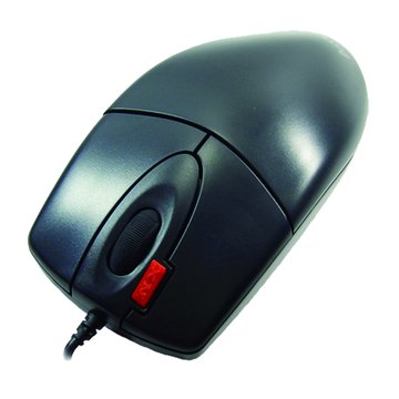A4 雙飛燕OP-620D針光免雙擊滑鼠/USB(黑)