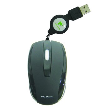 PC Park PC-050UBG光學滑鼠/USB(鐵灰黑)