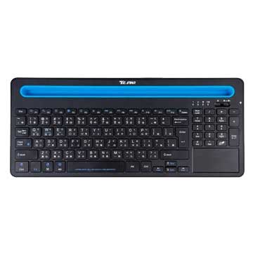 T.C.STAR 連鈺TCK110 藍牙鍵盤+觸控板(黑)(福利品出清)