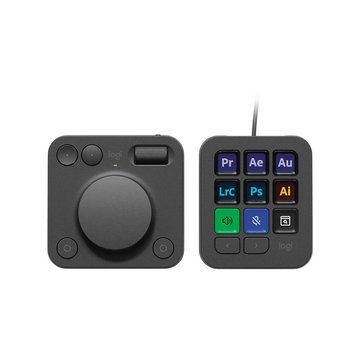 (客訂品)Logitech 羅技MX Creative Console 創作者主控台(石墨黑)