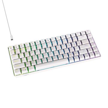 FOXXRAY 狐鐳FXR-HKM-S93-W曜影84鍵熱插拔青軸機械鍵盤