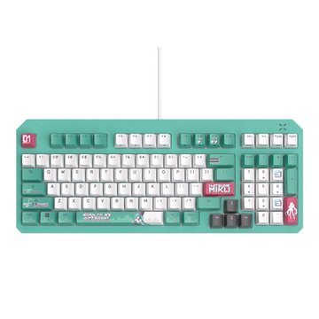 ASUS 華碩TUF GAMING K3 GEN II 電競鍵盤(青軸)X初音未來(福利品出清)