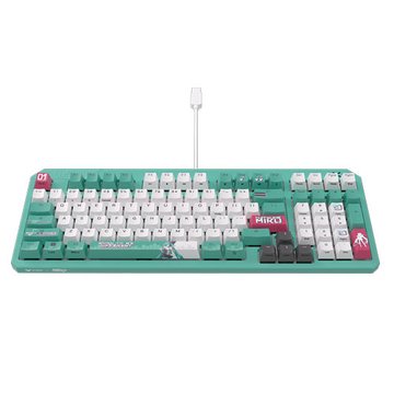 ASUS 華碩TUF GAMING K3 GEN II 電競鍵盤(紅軸)X初音未來(福利品出清)