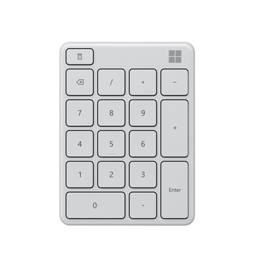 Microsoft 微軟藍牙數字鍵盤(月光灰)(福利品出清)