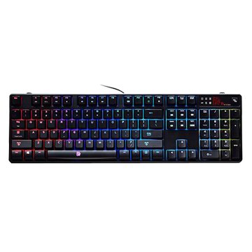 Thermaltake 曜越波賽頓Z RGB 機械式英文電競鍵盤(茶軸)+中文鍵帽(福利品出清)