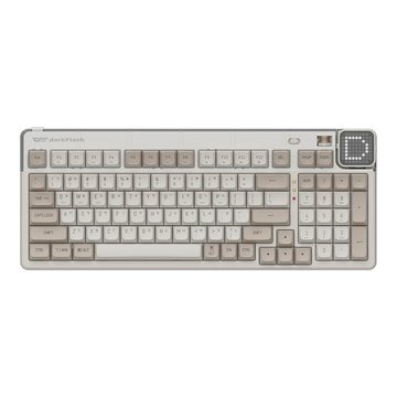 darkFlash 大飛 (客訂品)PXD98 三模無線機械鍵盤(奶咖色注音版)