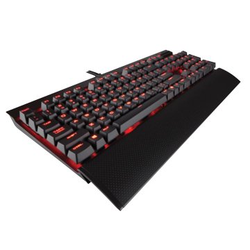 CORSAIR K70 LUX 茶軸紅光/機械電競鍵盤(中文)