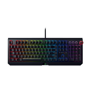 RaZER BlackWidow Elite 黑寡婦綠軸(中)USB